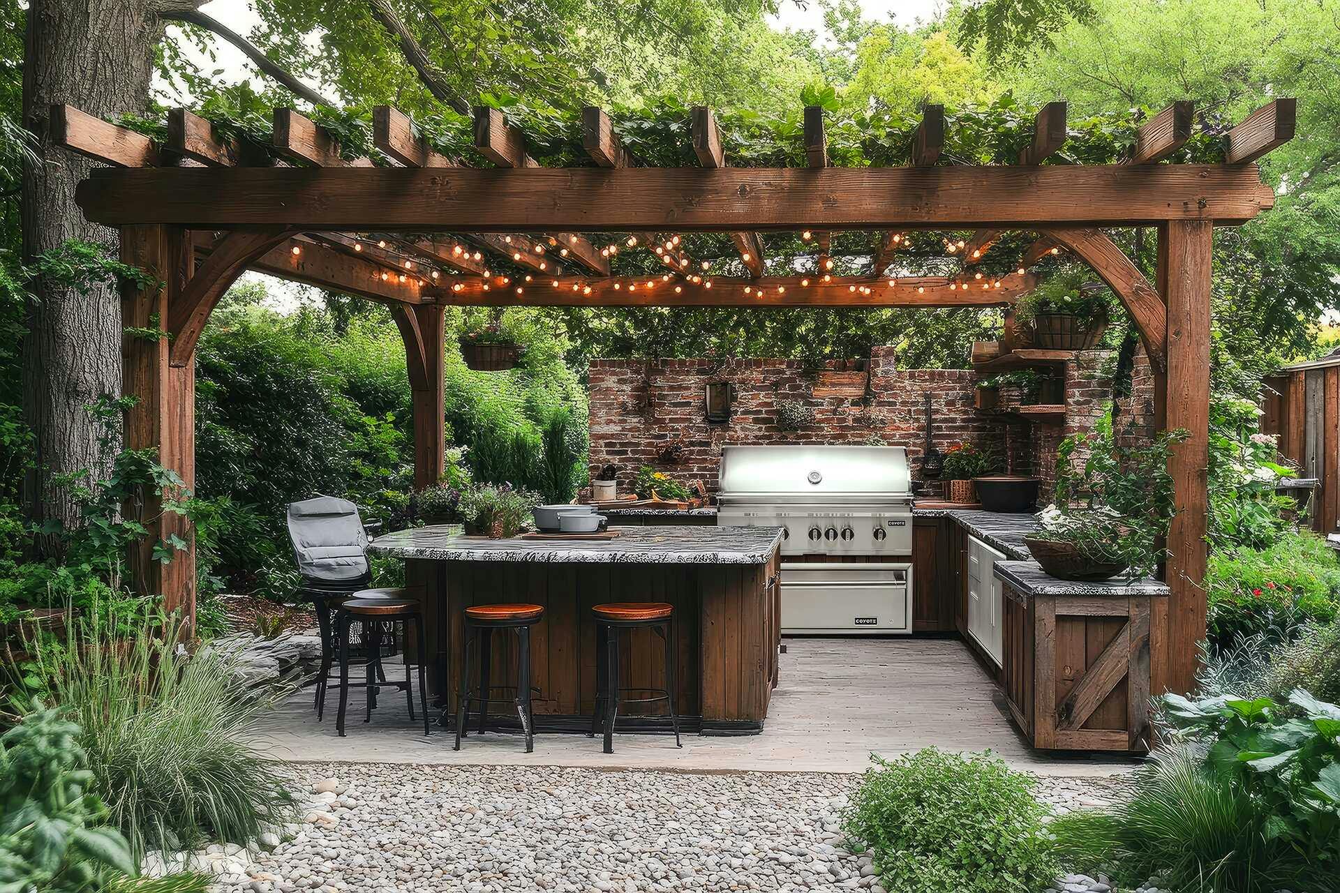 coyote outdoor kitchen