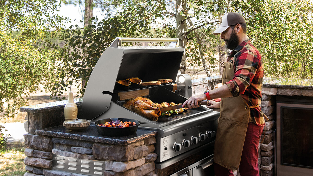 outdoor cooking with dcs