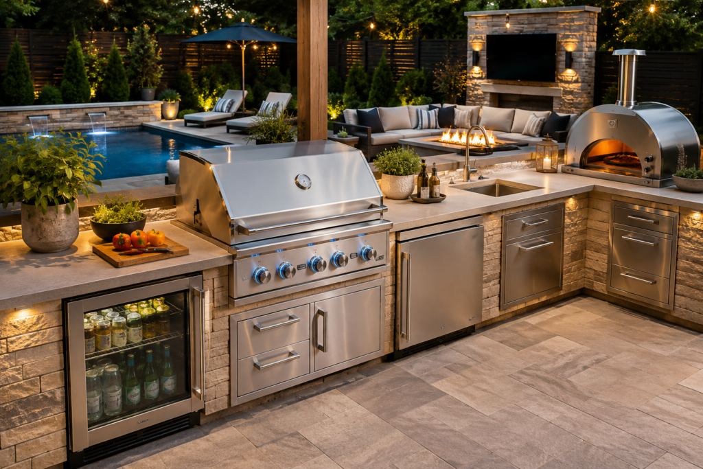 How to Upgrade Your Backyard with Luxury Appliances
